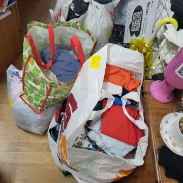 Photo from Jayne's Baby Bank (main page), 17 May 2025: All the bundles going out this weekend. We urgently need your children and babies clothes as we are helping more and more Mothers in Wales, 