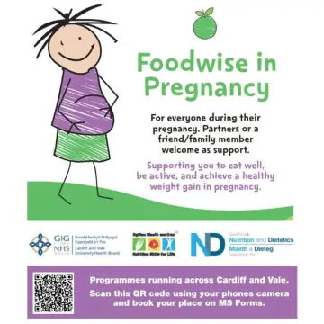 Image from Jayne's Baby Bank (Main Historical Profile), 22 Jan 2026: If anyone would like to book a place for Foodwise in Pregnancy please email nutrition.skillsforlife.cav@wales.nhs.uk or call/text 0797273261