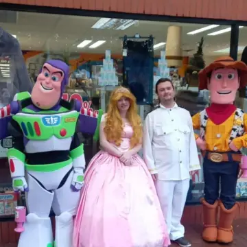 Photo from Jayne's Baby Bank (main page), 30 Nov 2024: Woody and Buzz have arrived to meet Princess Aurora and the Prince!