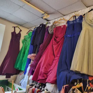 Photo from Jayne's Baby Bank (main page), 28 May 2025: Prom dresses all shops £20 or 75% off marked prices which ever is cheaper. These are at Pontypool shop