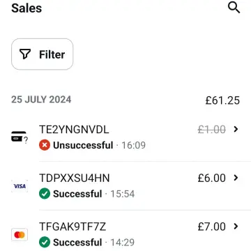 Image from Jayne's Baby Bank (main page), 25 Jul 2024: Card machines are working well and sales are good considering we have an awful July Thursday 👍🍼♻️🍾