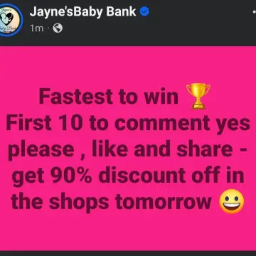 Image from Jayne's Baby Bank (main page), 9 Oct 2025: Excludes Christmas and any thing over £100. Thanks