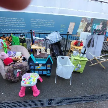 Image from Jayne's Baby Bank (Main Historical Profile), 8 Nov 2025: Chair free Pushchair £10 if gone TODAY! High chair SOLD MANY THANKS Childrens bikes £10 if gone today ! tables and draws £5 each if gone tod