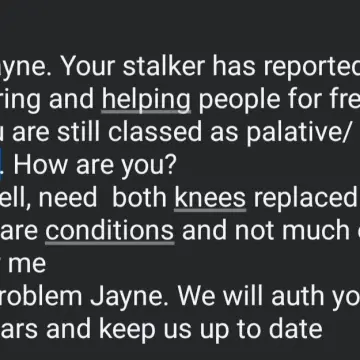 Image from Jayne's Baby Bank (main page), 21 Aug 2025: 🖕👏🍆✊️