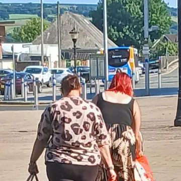 Image from Jayne's Baby Bank (main page), 12 Jul 2025: Anyone know who these pair are please they have been shouting abuse at chloe today multiple times. Pm me we won't print your details. FYI. I