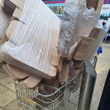 Image from Jayne's Baby Bank (Main Historical Profile), 12 Jan 2024: Picking up second pallet of baby boxes for us and companies and local businesses to fill like Bounty boxes, and Emma's Diary Bags for new mu