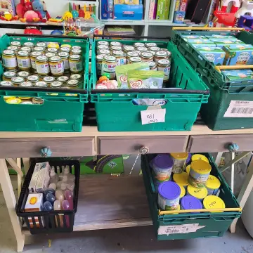 Image from Jayne's Baby Bank (main page), 4 Sep 2025: Thank you to the Trussell Trust for their donation of baby food and nappies . Always appreciated. ♻️👍🌏🍼 #workinginpartnership