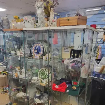 Photo from Jayne's Baby Bank (main page), 15 Jun 2025: Thank you to Cass and Gaz and family for sorting the glass cabinets and coming in today. Very much appreciated. I think they look good in Ca