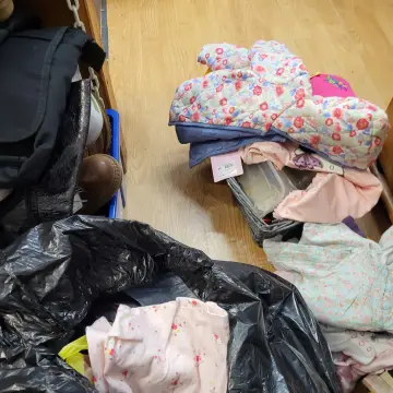 Image from Jayne's Baby Bank (main page), 1 Sep 2024: We have had about 50 bags of donations today!!! I forgot to photograph some . Thank you everyone - lovely donations 😘 ♻️🍼🌎