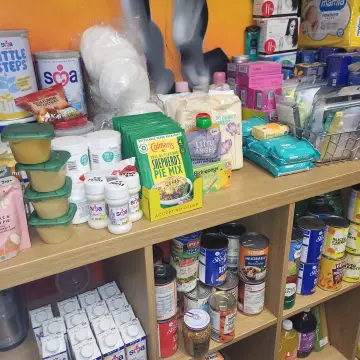 Image from Jayne's Baby Bank (main page), 24 Jul 2024: Loads of donations in at Blackwood for our baby and child food bank - thank you everyone