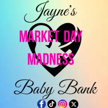 Photo from Jayne's Baby Bank (main page), 18 Feb 2025: Market Day Madness! PONTYPOOL MARKET DAY - FREE PARKING🚘🍟🥐 ♿️🚼 SPEND £10 AND GET £5 EXTRA SPEND IN PONTYPOOL SHOP THAT DAY. (CAN'T BE ROLLED