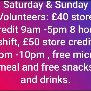 Photo from Jayne's Baby Bank (main page), 18 Apr 2025: Volunteers rates of allowance. ♻️♻️ONLY GRANTED IF HOURS ARE WORKED AND STAFF ARE WORKING.♻️♻️ They are the shift patterns to be entitled to