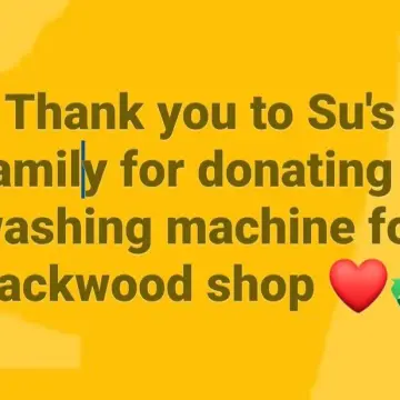 Photo from Jayne's Baby Bank (main page), 21 Jan 2025: Thank you - not only does this mean we can wash and salvage more donations we can help local Mothers in both Pontypool and Blackwood in an e