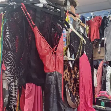 Image from Jayne's Baby Bank (main page), 19 Aug 2025: Rave and festival wear section at Caerphillu Shop from £5 please