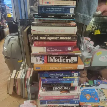 Image from Jayne's Baby Bank (main page), 1 Sep 2025: Medical and nursing books at Caerphilly shop - individually priced but are included in 50% offer