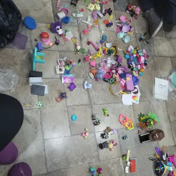 Image from Jayne's Baby Bank (main page), 4 Oct 2025: We have had " family time " on the figures and lol dolls tonight! This lot will show case at Risca Roo. We have baged up shoe pairs and lol 