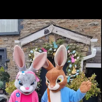 Image from Jayne's Baby Bank (Main Historical Profile), 29 Mar 2024: Easter Bunny is due 12- 2pm at Blackwood and Pontypool shops today. FREE Easter egg and FREE childs book to all the children under 18 of our