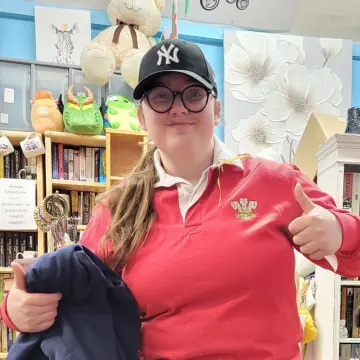 Photo from Jayne's Baby Bank (main page), 17 Apr 2025: Another satisfied customer with her Rugby top 🏴󠁧󠁢󠁷󠁬󠁳󠁿🏴󠁧󠁢󠁷󠁬󠁳󠁿🏴󠁧󠁢󠁷󠁬󠁳󠁿🏴󠁧󠁢󠁷󠁬󠁳󠁿🏴󠁧󠁢󠁷󠁬󠁳󠁿🏴󠁧󠁢󠁷󠁬󠁳󠁿🏴󠁧󠁢󠁷󠁬󠁳󠁿🏴󠁧󠁢󠁷󠁬󠁳󠁿🏴󠁧󠁢󠁷󠁬󠁳󠁿🏴󠁧󠁢󠁷󠁬󠁳󠁿🏴󠁧󠁢󠁷󠁬󠁳󠁿🏴󠁧󠁢󠁷󠁬󠁳󠁿🏴󠁧󠁢󠁷󠁬󠁳󠁿🏴󠁧󠁢