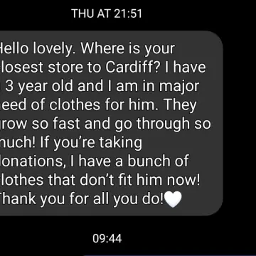 Image from Jayne's Baby Bank (Main Historical Profile), 13 Feb 2026: Not just me - it's our volunteers too - well done volunteers -another lovely review