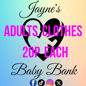 Photo from Jayne's Baby Bank (main page), 16 Apr 2025: Haters: That Jayne'sBaby Bank is 'efing CRAZY! YEP I AM - ADULTS £5 CLOTHES REDUCED TO 20P EACH FOR FAMILIES AND MOTHERS. CRAZY PRICES!!! Mo