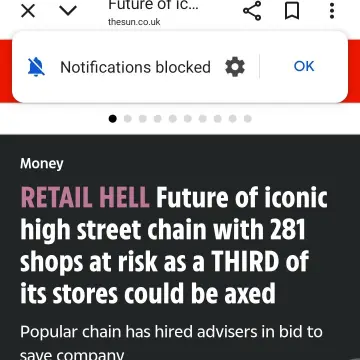 Image from Jayne's Baby Bank (main page), 17 Jul 2025: You need to wake up landlords. We already know farmfoods left because their landlord was a dick and now another of their tenants is off. "Ca