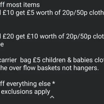 Photo from Jayne's Baby Bank (main page), 19 Apr 2025: Easter bank holiday week offers! Sunday to Sunday * some exclusions apply 🐣🐣🐣🐣🐣🐣🐣🐣🐣🐣🐣🐣🐣🐣🐣 🐰🐰🐰🐰🐰🐰🐰🐰🐰🐰🐰🐰🐰🐰🐰