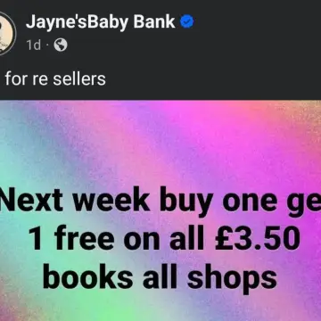 Photo from Jayne's Baby Bank (main page), 15 Jun 2025: This week:- I want a shop on Blackwood highstreet - good rent. Let's just get it straight before the gossips start, I gave our notice to our