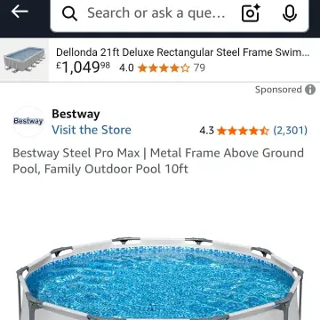 Image from Jayne's Baby Bank (main page), 20 Jul 2025: Pool ready for collection. Not sure if pump works havnt used in a year will need a jet wash FREE. COLLECTION ONLY