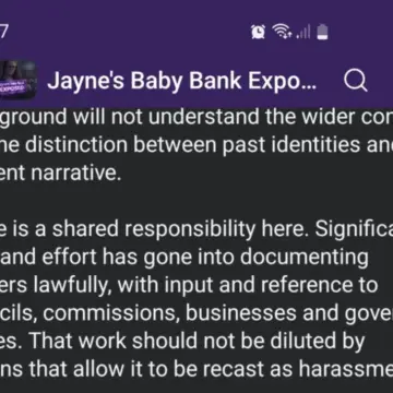Image from Jayne's Baby Bank (Main Historical Profile), 25 Feb 2026: I don't want to keep on about the haters - but I think these two screenshot prove that they have been targeting us for over 2 years trying t