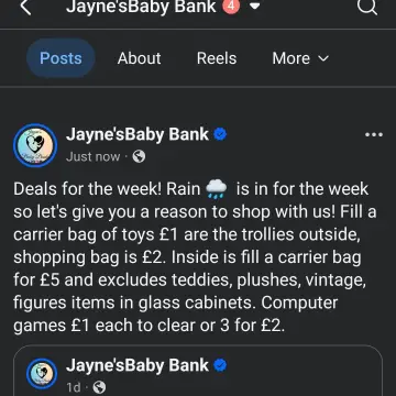 Photo from Jayne's Baby Bank (main page), 26 Oct 2025