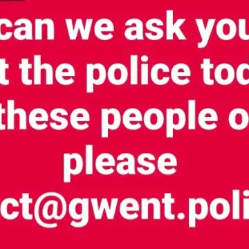 Image from Jayne's Baby Bank (Main Historical Profile), 2 Jan 2026: Guys can we ask you all to contact the police today and report these people on mass please via email contact@gwent.police.uk. If we all repo