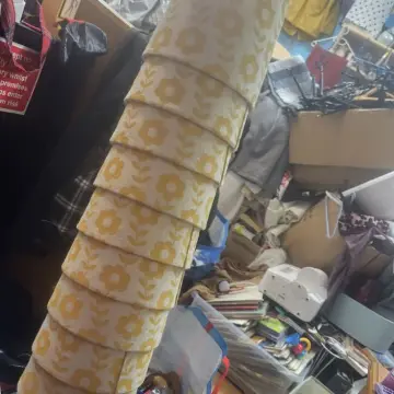 Photo from Jayne's Baby Bank (main page), 10 Feb 2025: Remember banana gate. When Tesco donated 2000 bananas to us - now we have lampshade gate. I have more Lampshades than homebase. Don't go any