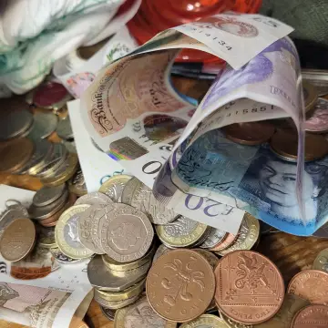 Photo from Jayne's Baby Bank (main page), 15 Jan 2025: £97.64 in the donation tub Pontypool Phase 1 Many thanks everyone - that will go into a food shop for our foodbank
