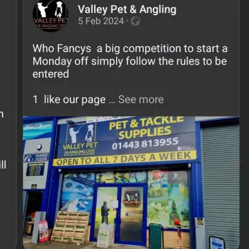 Image from Jayne's Baby Bank (Main Historical Profile), 15 Dec 2025: Massive thank you to Valley Pet & Angling for donating equiptment to us this morning- very much appreciated and we wish you thr best for the