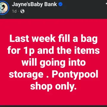 Image from Jayne's Baby Bank (main page), 9 Dec 2025