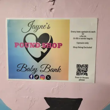 Photo from Jayne's Baby Bank (main page), 19 Jan 2025: Pontypool £1 shop floor back open NOW! Every item £1 or 3 for £2 or fill a carrier bag for £5. All old stock - #whenitsgoneitsgone When I sa