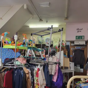 Photo from Jayne's Baby Bank (main page), 15 Jan 2025: Busy night for me and Dan - I've priced up a mountain of bric a brac that was donated and haberdashery - Dan's still going. Built a next to 