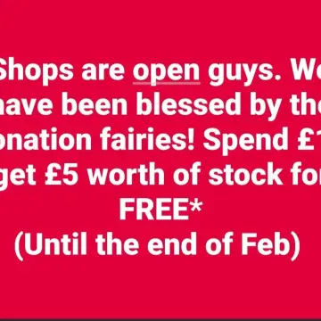 Photo from Jayne's Baby Bank (main page), 24 Feb 2025: Has to be used on the day , can not be rolled over. The more you support us the more offers and deals we can bring you - keep the donations 