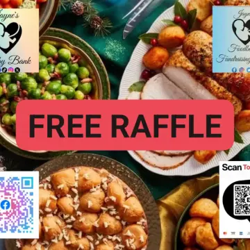 Photo from Jayne's Baby Bank (main page), 15 Oct 2024: We do this every year - FREE frozen Christmas Dinner shop raffle with pudding for our customers and donators. It is delivered 2 weeks before