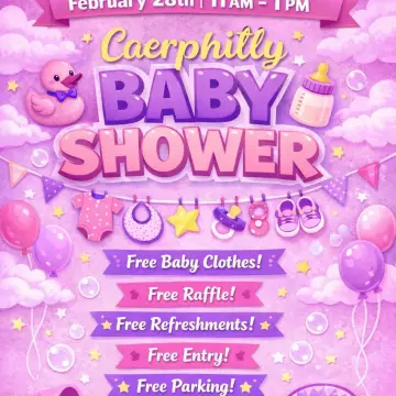 Image from Jayne's Baby Bank (Main Historical Profile), 16 Feb 2026: Another Sneak Peak of our venue for our Baby Shower and Pokemon Fundraising table!