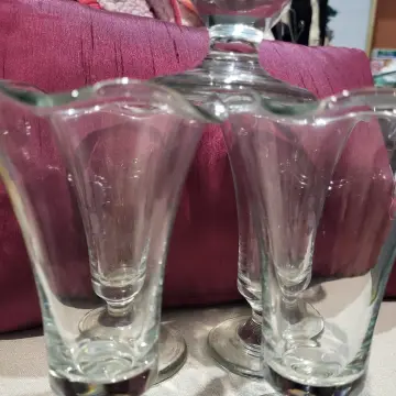 Image from Jayne's Baby Bank (Main Historical Profile), 24 May 2024: Set of 5 desert glasses £10 please Dc