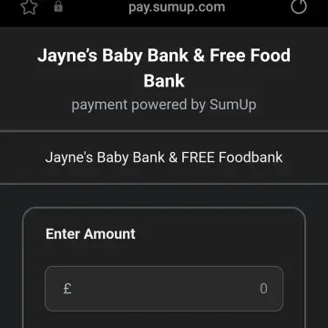Image from Jayne's Baby Bank (main page), 15 Sep 2024: We have been busy too. We opened Pontypool shop for customers and to do some work and we also put some of our smart donation codes out into 