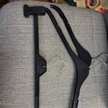 Image from Jayne's Baby Bank (main page), 22 Aug 2024: We need hangers please guys... but only this style any others are messy or a won't sit Tudy on the rails. Volunteers: start giving away any 