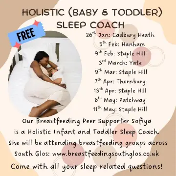 Image from Jayne's Baby Bank (Main Historical Profile), 29 Jan 2026: ✨ Need support with your baby or toddler’s sleep? ✨ Our Holistic Infant & Toddler Sleep Coach Sofiya will be visiting breastfeeding groups a