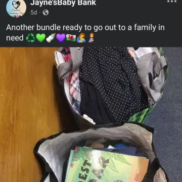 Photo from Jayne's Baby Bank (main page), 14 Feb 2025: I want to say a personal thank you to all the families that have supported us since the pandemic. Myself and my son and our amazing team of 