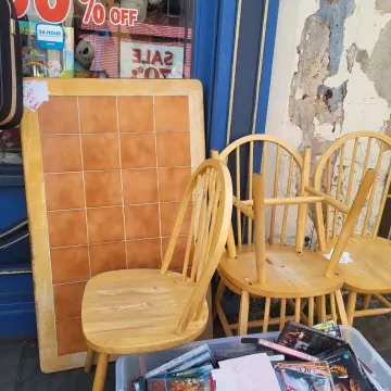 Image from Jayne's Baby Bank (main page), 16 Jul 2025: Table and chairs SOLD £35 and is off to London to be rehomed! Thank you ♻️