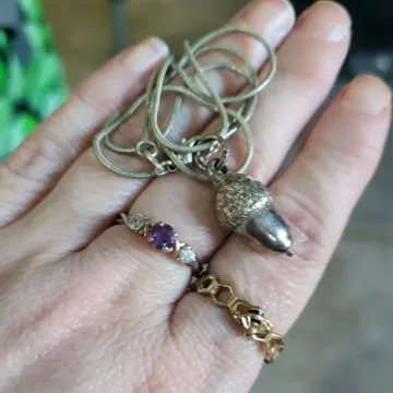 Photo from Jayne's Baby Bank (main page), 24 Mar 2025: Lovely pieces donated this week £45 each please We do not post jewellery deliver in person for £25. Acorn and ring 925 Bee ring rro £60 -£50