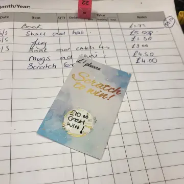 Image from Jayne's Baby Bank (Main Historical Profile), 15 May 2024: Yeah! Customer just had £10 cash win on a scratch card! All proceeds go towards nappies !