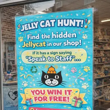 Image from Jayne's Baby Bank (Main Historical Profile), 18 Feb 2026: Another Jelly Cat winner ! Brilliant well done ! Don't forget if you find a Jelly Cat in any of our shops you keep it for free! Offer/event 