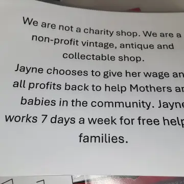 Photo from Jayne's Baby Bank (main page), 18 Mar 2025: From today BLACKWOOD SUPERSTORE only carries boutique, vintage, vintage and designer sports wear. Clothes prices start from £10 up and ARE i